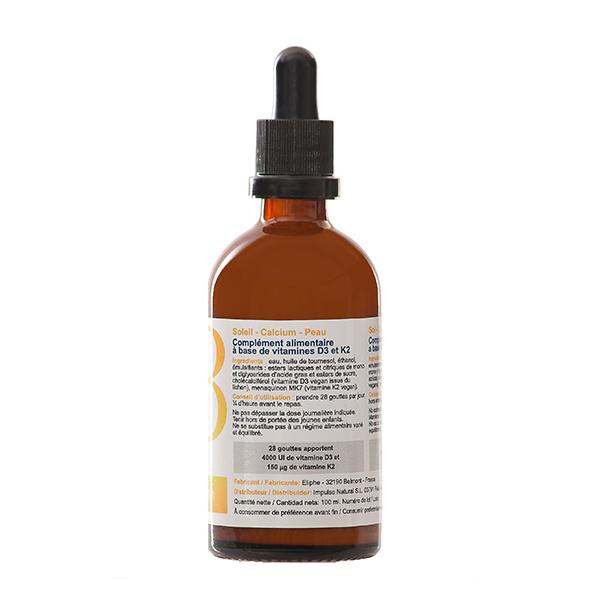 Eliphe CA3 Vitamine D3 + K2 liposomale 100 ml